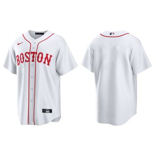 Boston Red Sox White 2021 Patriots' Day Replica Jersey