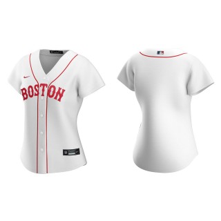 Women Boston Red Sox White 2021 Patriots' Day Replica Jersey