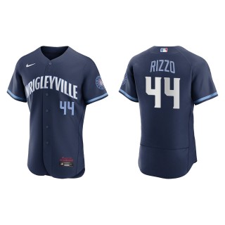 Anthony Rizzo #44 Cubs 2021 City Connect Jersey Navy Authentic