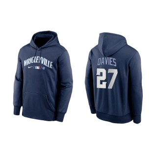 Zach Davies #27 Cubs 2021 City Connect Hoodie Navy