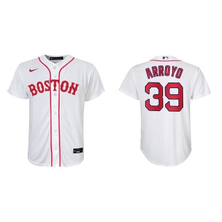 Youth Christian Arroyo #39 Red Sox 2021 Patriots' Day Jersey White Replica