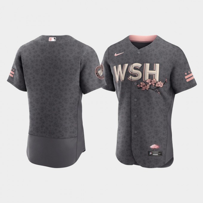 Nationals Authentic 2022 City Connect Gray Jersey