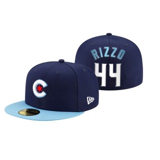 Cubs Anthony Rizzo Navy 2021 City Connect Hat