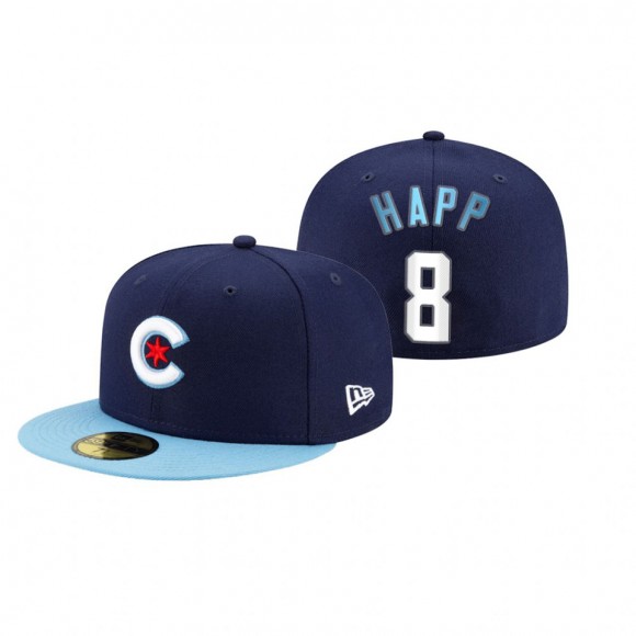 Cubs Ian Happ Navy 2021 City Connect Hat