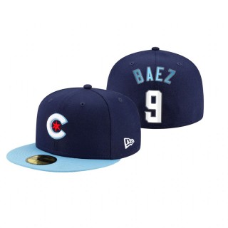 Cubs Javier Baez Navy 2021 City Connect Hat