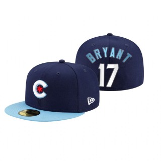 Cubs Kris Bryant Navy 2021 City Connect Hat