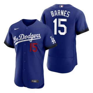 Los Angeles Dodgers Austin Barnes Royal 2021 City Connect Authentic Jersey