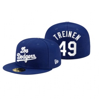 Los Angeles Dodgers Blake Treinen Royal 2021 City Connect 59FIFTY Hat