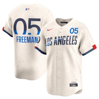 Los Angeles Dodgers Freddie Freeman Cream 2024 City Connect Limited Player Jersey