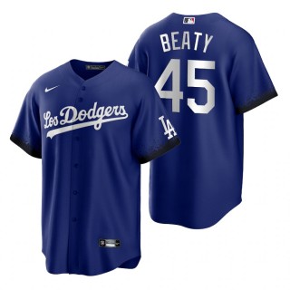 Los Angeles Dodgers Matt Beaty Royal 2021 City Connect Replica Jersey