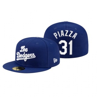 Los Angeles Dodgers Mike Piazza Royal 2021 City Connect 59FIFTY Hat