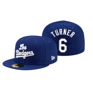 Los Angeles Dodgers Trea Turner Royal 2021 City Connect 59FIFTY Hat