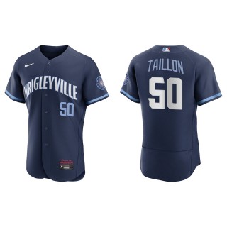 Jameson Taillon Men's Chicago Cubs Nike Navy City Connect Authentic Jersey