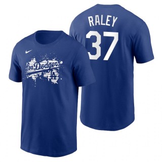 Los Angeles Dodgers Luke Raley Royal 2021 City Connect Graphic T-Shirt