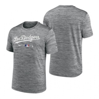 Los Angeles Dodgers Anthracite 2021 City Connect Practice T-Shirt