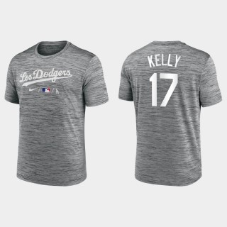 Los Angeles Dodgers Joe Kelly Anthracite 2021 City Connect Practice T-Shirt