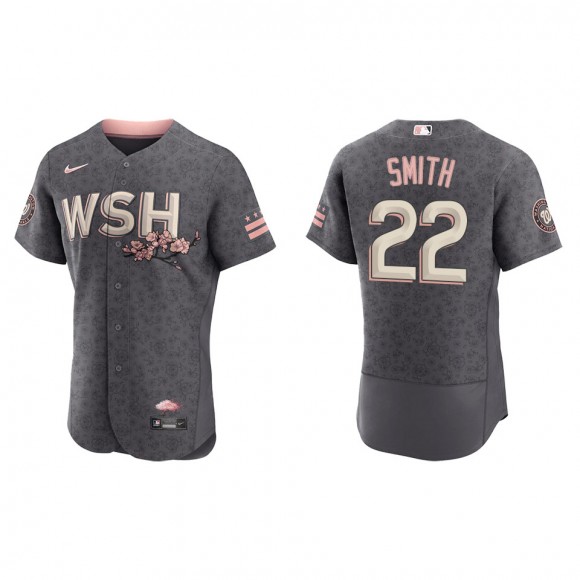 Dominic Smith Gray City Connect Authentic Jersey