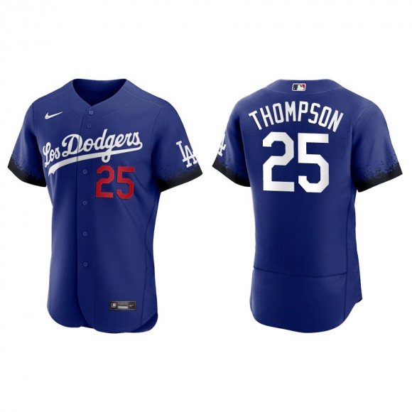 Dodgers Trayce Thompson Royal City Connect Authentic Jersey