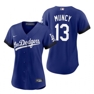 Women Los Angeles Dodgers Max Muncy Royal 2021 City Connect Replica Jersey