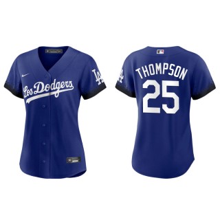 Women's Dodgers Trayce Thompson Royal City Connect Replica Jersey