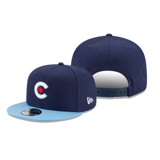 Youth Cubs Navy Light Blue 2021 City Connect 9FIFTY Snapback Hat