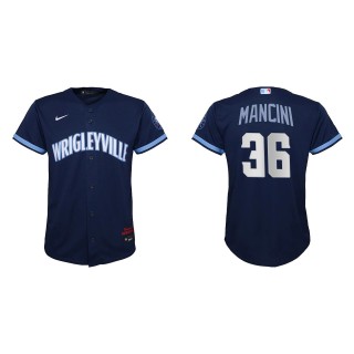 Youth Trey Mancini Navy City Connect Replica Jersey